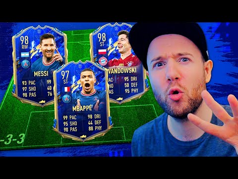 We USED the full TOTY Attack in Fut Champs! - FIFA 22 (97 Mbappe, 98 Messi, 98 Lewandowski)