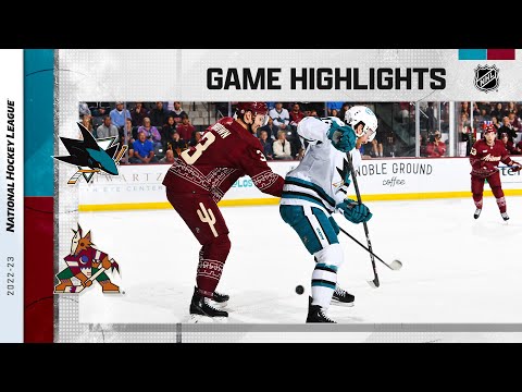 Sharks @ Coyotes 4/1 | NHL Highlights 2023