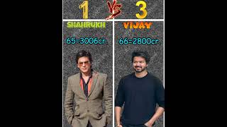 Shahrukh Khan vs Vijay thalapathy comparison//#srk