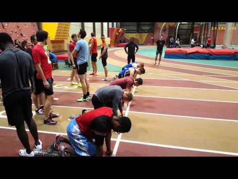 How to start a 60m dash