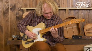 Video thumbnail for Fender Telecaster Bigsby Olympic White 1968 played by Filip Schrijver | Demo @ TFOA by TFOA Demos