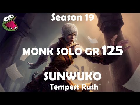 Season 19 Monk Solo GR 125 [TOP 500 NA Leaderboard]