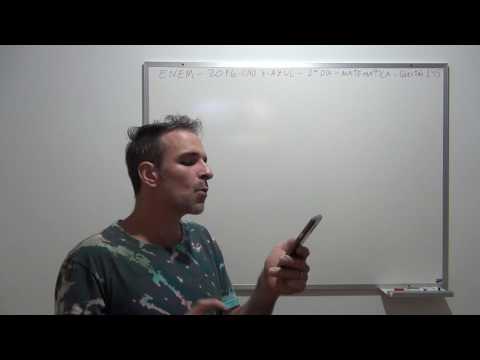 ENEM 2016 MATEMÁTICA CAD AZUL 2 DIA Questão 145