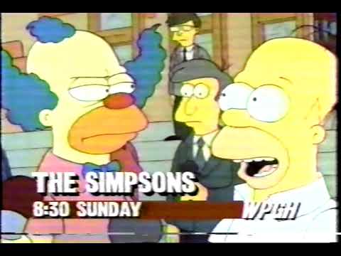 The Simpsons - "Krusty Gets Busted" Promo (1990)
