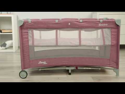 Манеж Caretero Basic Plus grey, св.серый, арт. TERO-3933