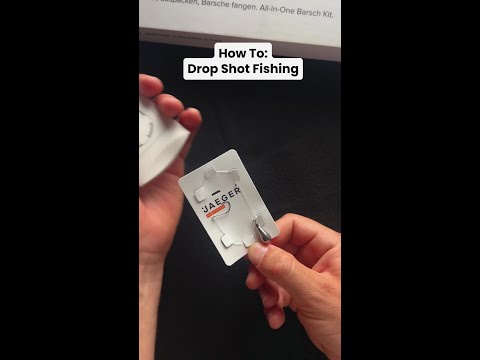 Drop Shot for Perch - One Knot and you are ready to fish #perchgokit #fishing #howto #dropshot #jaeg