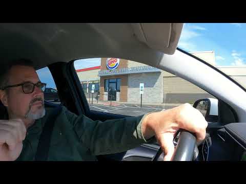 Burger King Drive-Thru, Fiery Nuggets, Midstream Mobile Order, Escanaba, Michigan, 29 July 2023