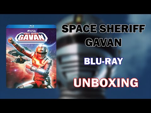 SPACE SHERIFF GAVAN Complete Series Blu-Ray Unboxing