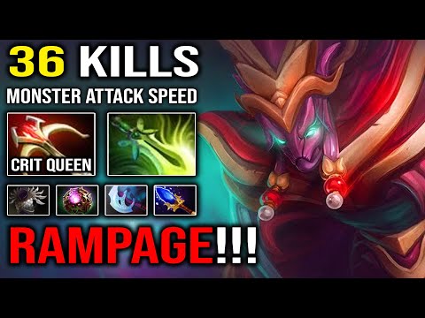 NEW Spectre is Still a Monster | Craziest RAMPAGE 36Kills with Insane Crit Daedalus & Butterfly DotA