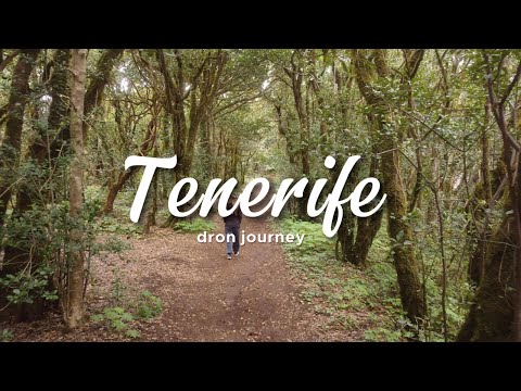 Tenerife from above, a drone journey. Spain, Canary Islands.