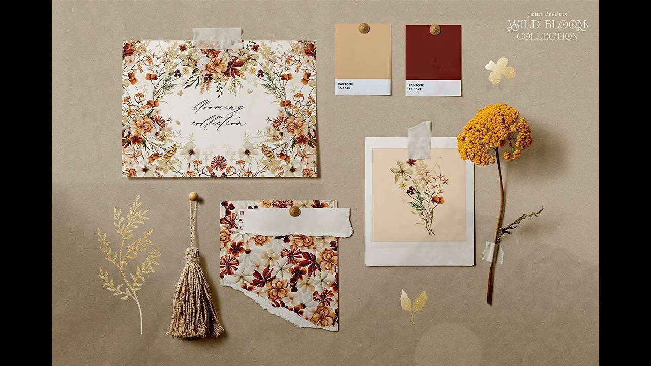 Download Wild Bloom Collection Stock Graphics