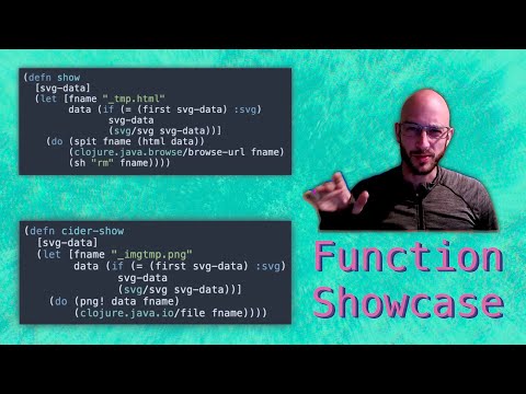 Function Showcase: SVG Display Utilities in the Clojure REPL