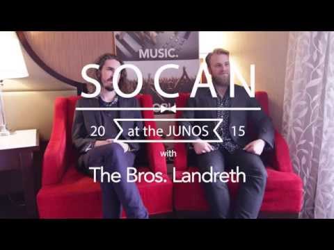 SOCAN Interviews The Bros. Landreth at the Junos 2015