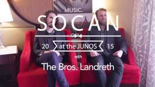 SOCAN Interviews The Bros. Landreth at the Junos 2015