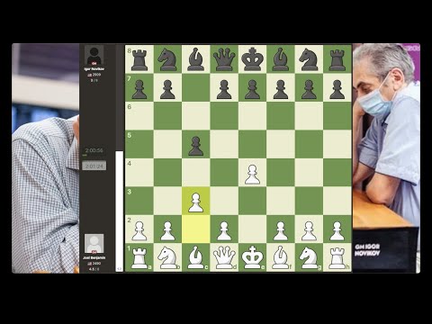 Alapin Sicilian - Barmen Defense | GM Joel Benjamin vs GM Igor Novikov | US SCC Round 8