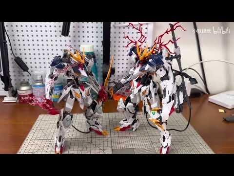 Comparison Between Wolf Model & Lunavor Barbatos Lupus Rex #plamo #gundam #modelkit #gunpla 