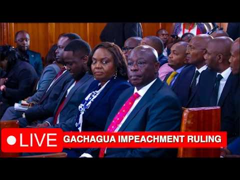 🔴#Live: Rigathi Gachagua Final Case Ruling🔥