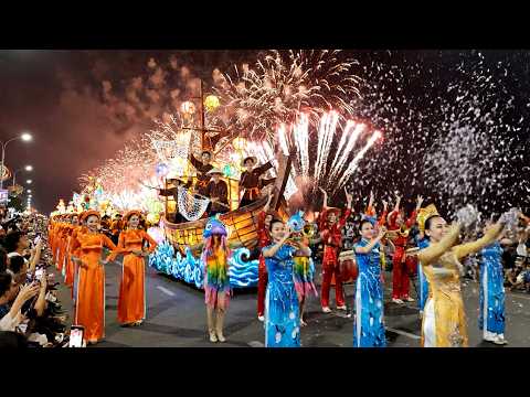Vietnam New Year Parade in Ho Chi Minh City 2026 | Biggest Festival Floats, Drums, Dancer 4K HDR 01