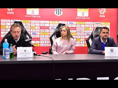 2019-04-24 Sandecja - GKS Tychy 1-3 (0-1), pomeczowa konferencja prasowa