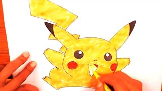 Pikachu Coloring Pages | Coloring book for Preschoolers | Kids learn color