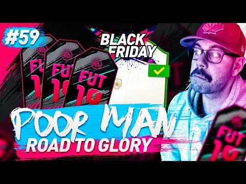 BLACK FRIDAY! MARKET REBOUND, PRIME ICONs, FLASH SBCs! - POOR MAN RTG #59 - FIFA 19 Ultimate Team