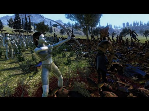 300 ELVEN HUNTRESS VS 10,000 MUMMIES - UEBS MOD - Ultimate Epic Battle Simulator