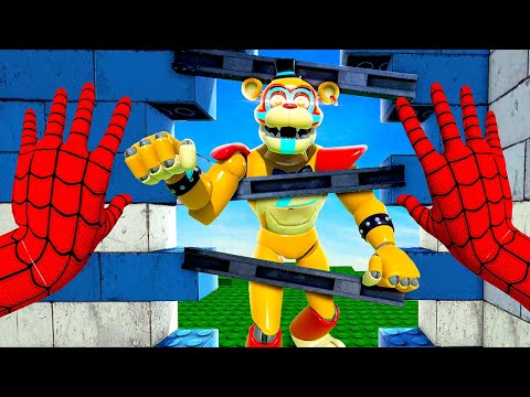Tiny FNAF Animatronics Destroy My Base - Bonelab Mods Gameplay