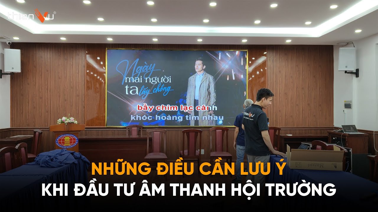 video Hệ Thống Âm Thanh Phòng Học - Hội Nghị 20-50m2 TV01 0