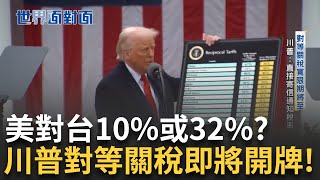 川普對等關稅即將開牌! 對等關稅寬限期將至 美對越南課稅降至20％ 轉口商品稅率40％ 川普:直接寄信通知稅率｜陳斐娟主持｜【世界面對面】20250706｜三立iNEWS