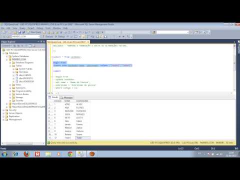 DTL – Linguagem de Transação de Dados – Consulta BD