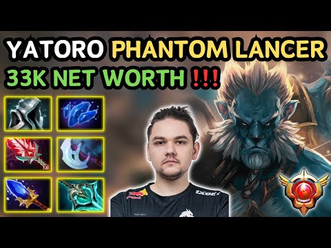 🔥 YATORO PHANTOM LANCER Hard Carry Highlights 🔥 Grandmaster Tier YATOROGOD - Dota 2