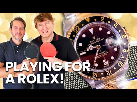 WINNING A $20,000 ROLEX BY PLAYING PING PONG! WINNING A $20,000 ROLEX BY PLAYING PING PONG!