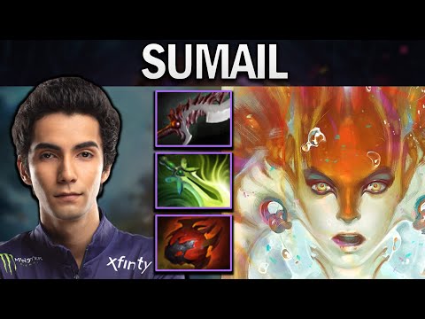 SUMAIL NAGA SIREN WITH BUTTERFLY-TARRASQUE - DOTA 2 7.27 GAMEPLAY