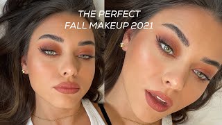 soft fall glam makeup look 2021