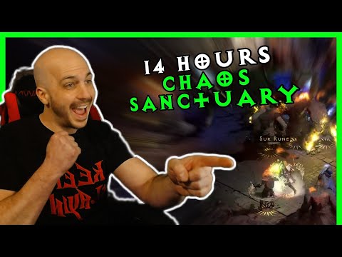 Pulling High Runes from Chaos Sanctuary for 14 HOURS - Diablo 2 Resurrected