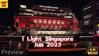 Walking Through Singapore's Magical Night! i Light Singapore