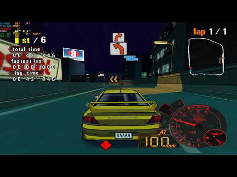 Auto Modellista Walkthrough Part 3 - "Level 1 - Loop Highway Challenge Cup 1" [2160p60]