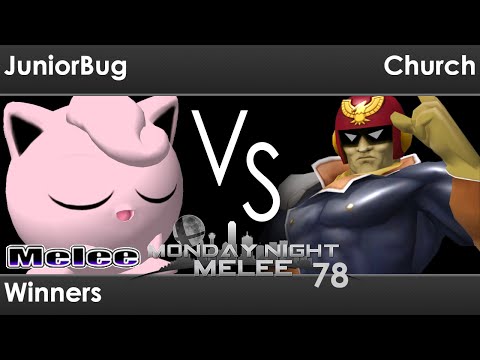 MNM 78 - JuniorBug (Jigglypuff) vs Church (C Falcon, Fox) Winners - Melee