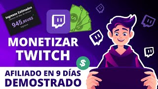 How to Monetize Your Twitch Channel in 9 Days