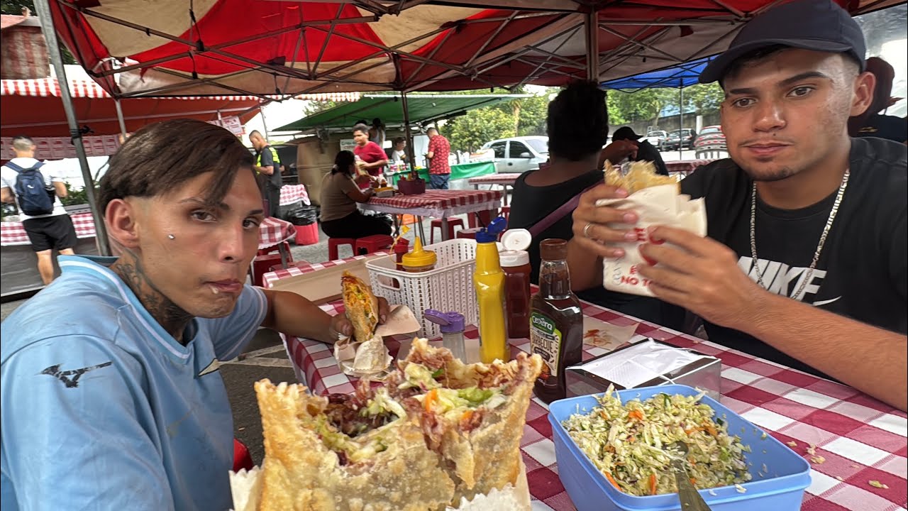 COMEMOS O MELHOR PASTEL DE FEIRA DE SÃO PAULO 