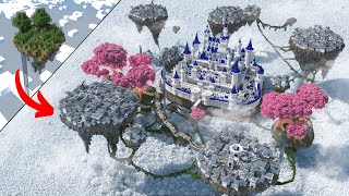 [100 Hours Minecraft Timelapse] Sky Kingdom (4K/60fps]