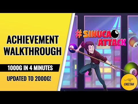 #SinucaAttack - UPDATED TO 2000G! Achievement Walkthrough (1000G IN 4 MINUTES)