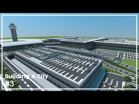 TheBuildingDuck - Building A City #3 // The Airport // Minecraft Timelapse
