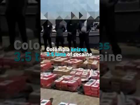 Colombia seizes 3.5 tons of cocaine, arrests five in drug operation