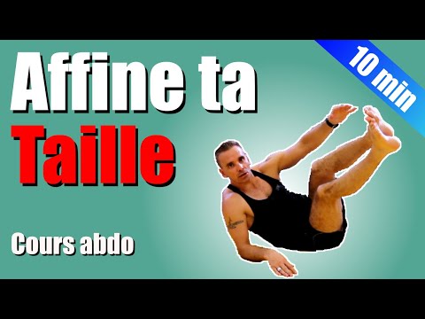 ABDOS : 10 min pour affiner ta taille A LA MAISON🏅- Cours Fitness
