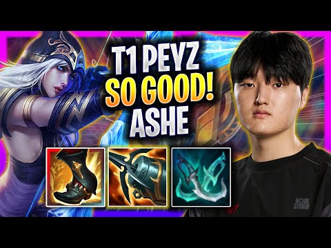 T1 PEYZ IS SO GOOD WITH ASHE! - T1 Peyz Plays Ashe ADC vs Mel!