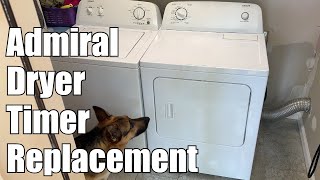 Dryer Won't Turn Off Automatically (Admiral, Amana, Element, Kenmore)