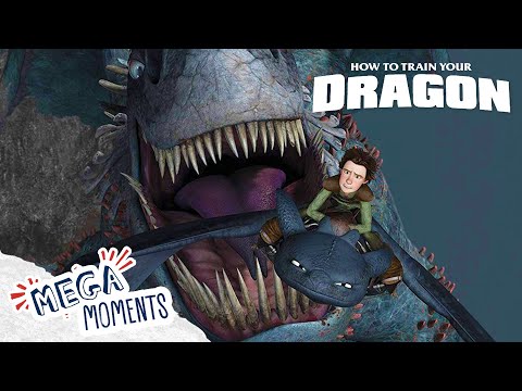 Hiccup Battles The Queen! 👸⚔️ | How To Train Your Dragon | Movie Moments | Mega Moments