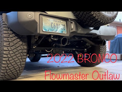 2021+ Bronco 2.7L - Flowmaster Outlaw exhaust
