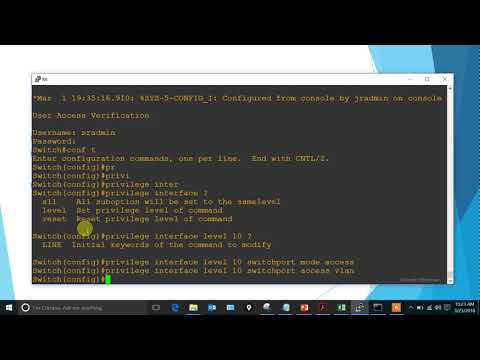 Configure Cisco Privilege Levels